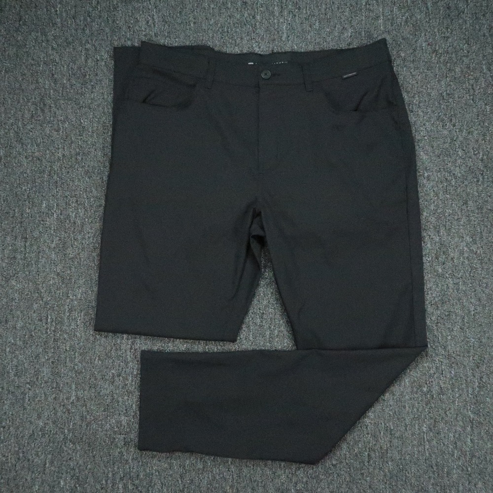 Travis Mathew Pants Mens 36x32 Black 5 Pocket Straight Golf Trouser Stretch
